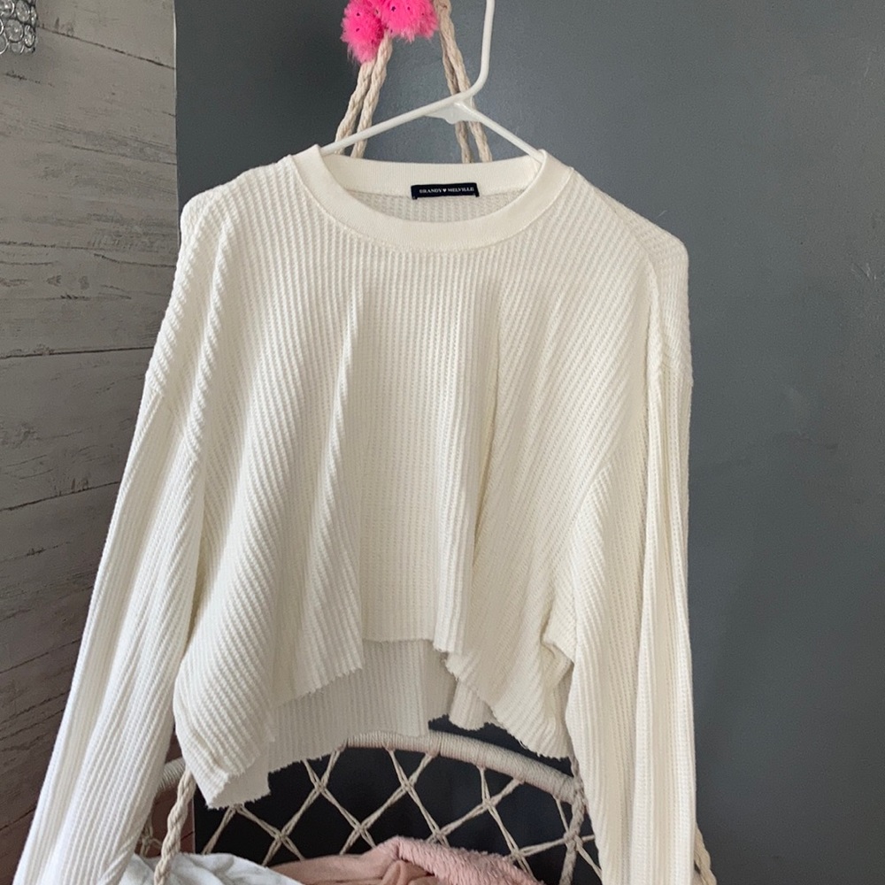 brandy Melville Camille thermal top